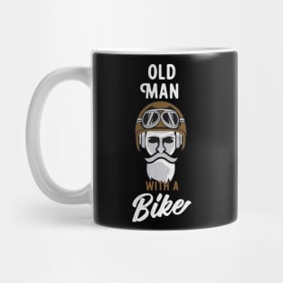 Old Man Motorcycle Club Vintage Grunge Biker Mug